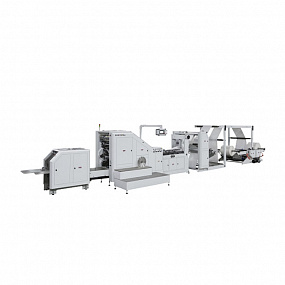 Линия для производства бумажных пакетов с флексографической печатью LSB-330L+LST-41100R